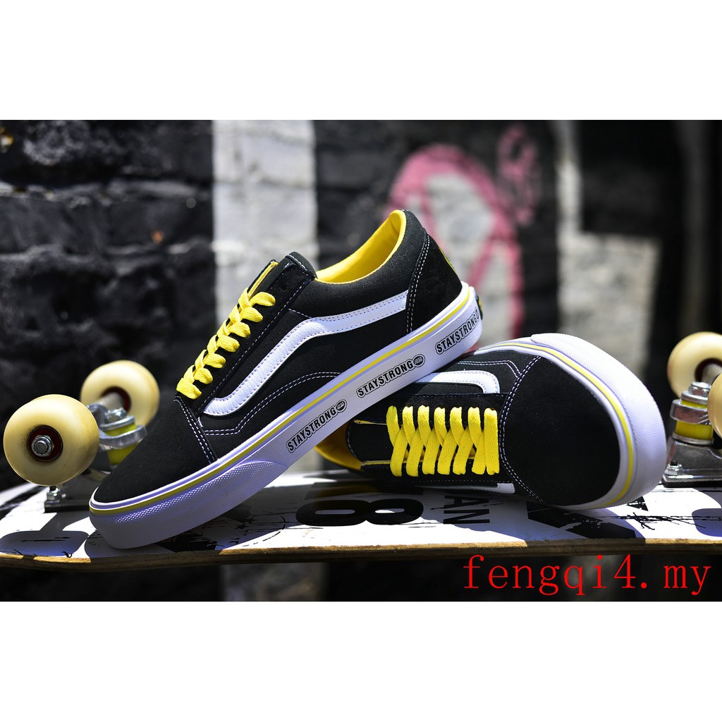 vans old skool yellow laces