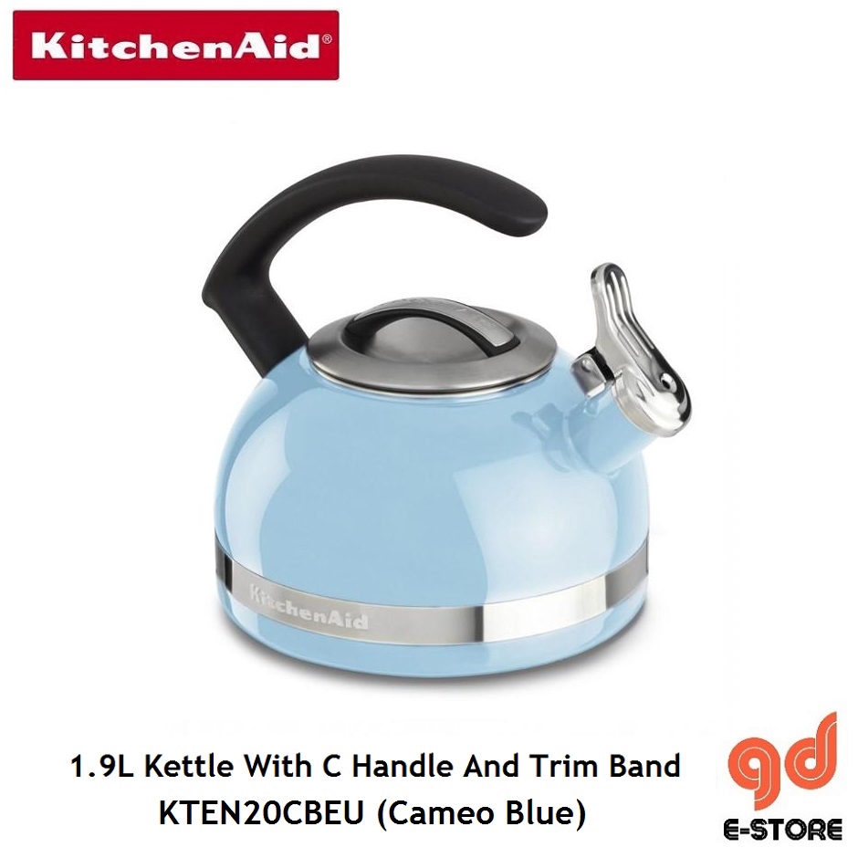 KitchenAid KTEN20CBEU 2 Quart Porcelain Enamel Kettle with C Handle