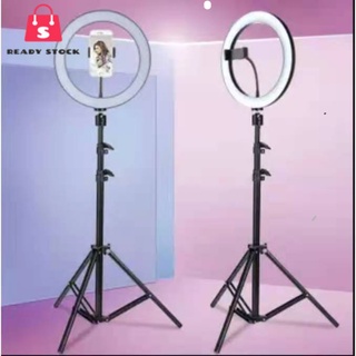 Rss_26CM (10 inches) 3D LED selfie ring light with 210cm tripod and mobile phone stand for live streaming