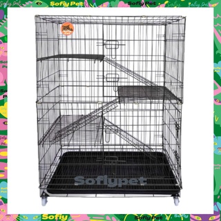 LARGE PLATFORM) Sangkar Kucing Besar 3 Tingkat / Big Cat Cage 3 