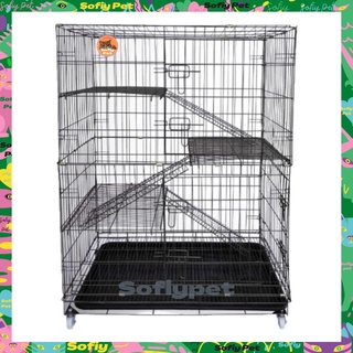 LARGE PLATFORM) Sangkar Kucing Besar 3 Tingkat / Big Cat Cage 3 