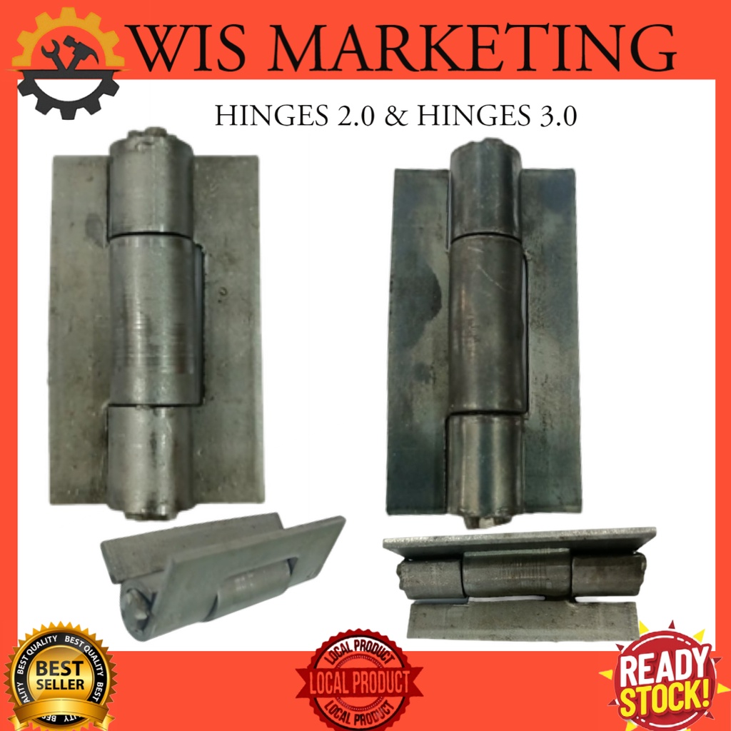 WELDING DOOR HINGES ( 2.0MM / 3.0MM ) Shopee Malaysia