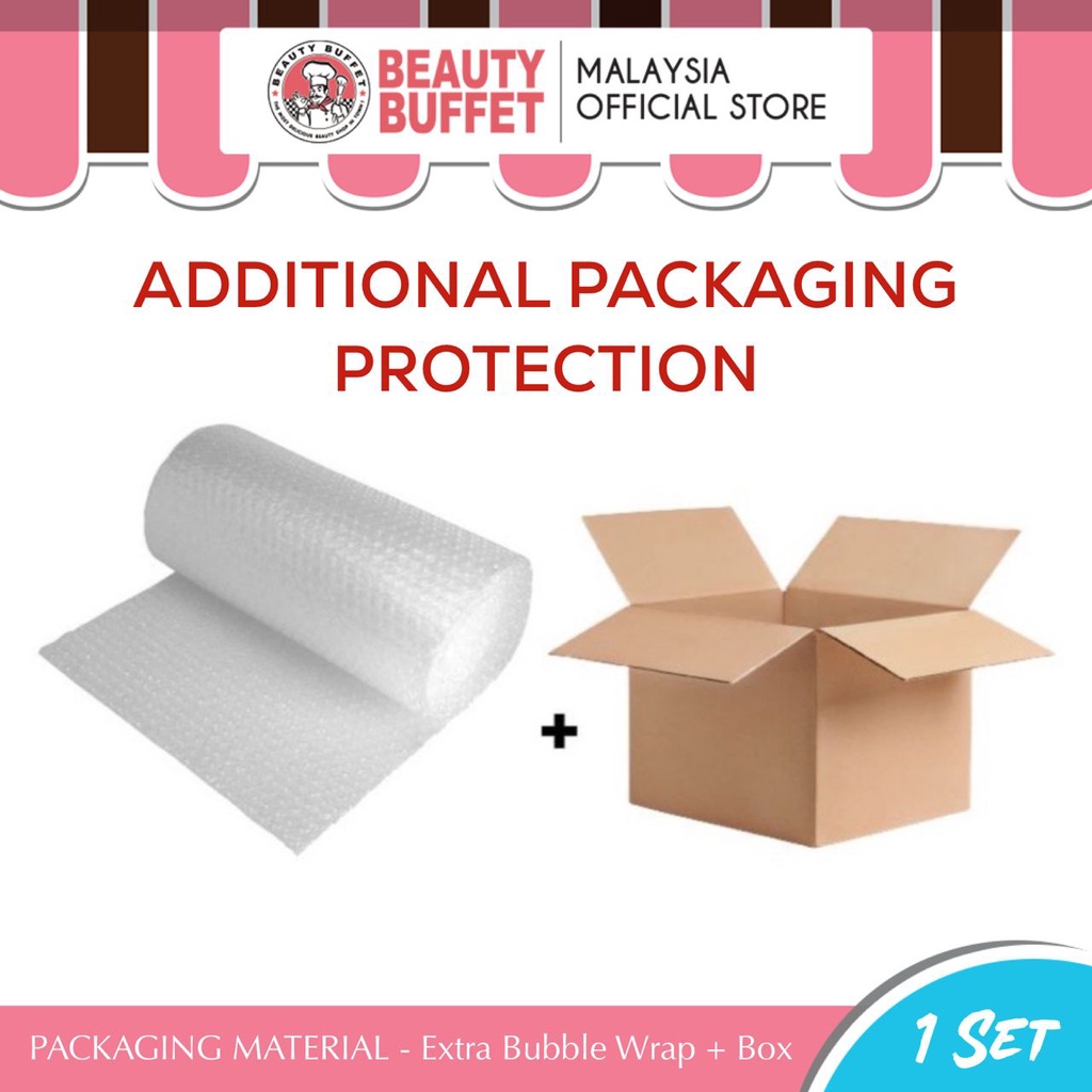 Packing Material Additional Bubble Wrap + Box Shopee Malaysia