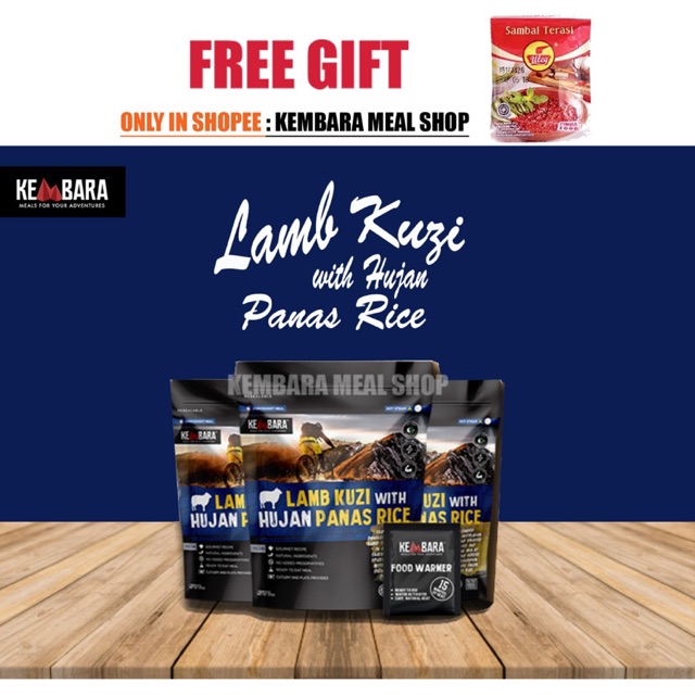 KEMBARA MEAL : LAMB KUZI WITH HUJAN PANAS RICE | Shopee Malaysia
