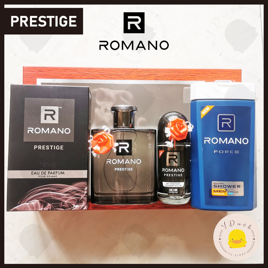 ROMANO Men EDT Perfume Hamper Giftbox Gift Set Wedding/Birthday Gift