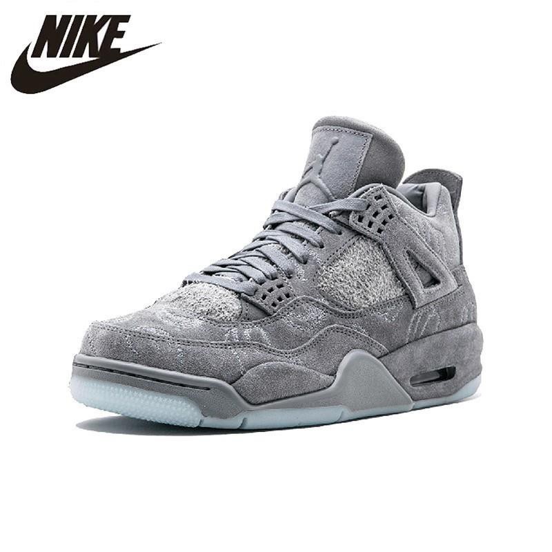 jordan 4 gray suede