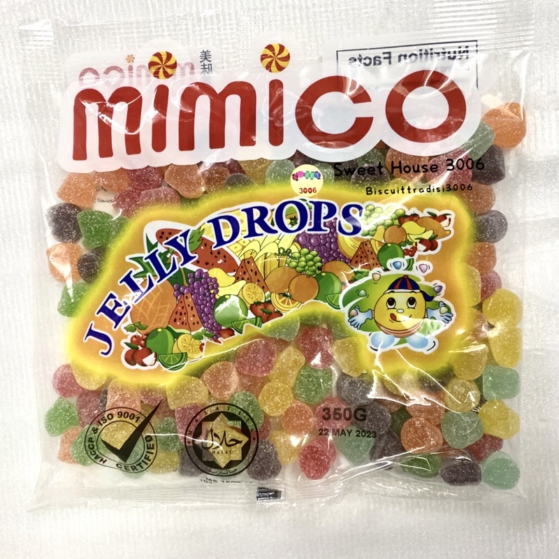 Waisun 350g Mimico Jelly Drops Gummy Candy Gula Lembut Jajan Tradisi Malaysia Halal Ready Stock 火爆零食 Sweet House 3006