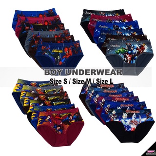 3 PCS pack Kids Boy Cartoon Underwear 03338/03339/03340
