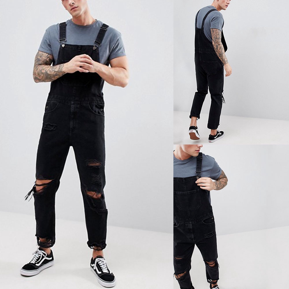 jeans jumpsuit men