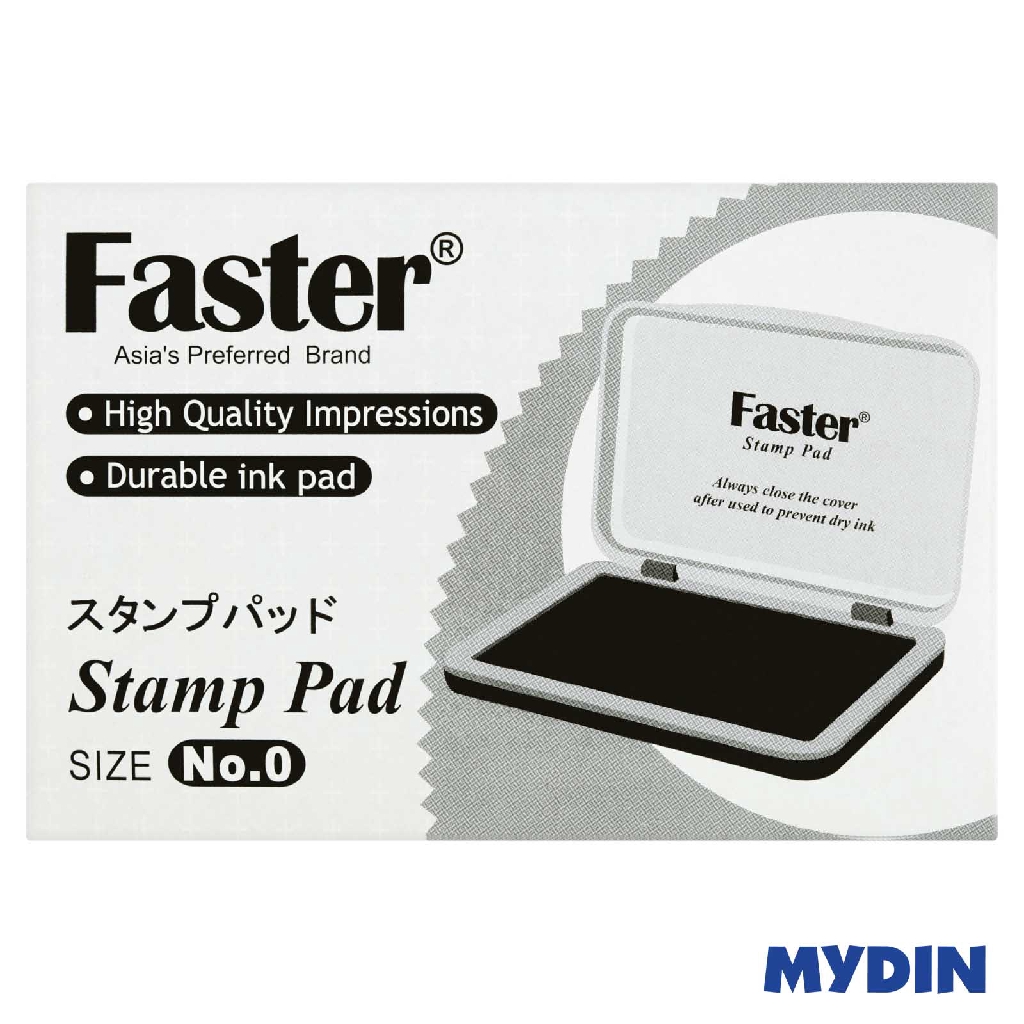 Faster Stamp Pad No 0 3 Variants Shopee Malaysia