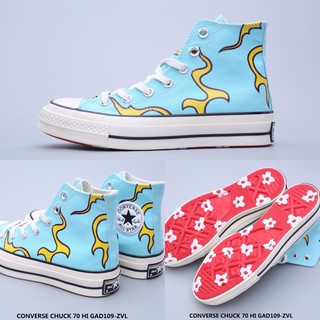 rainbow flame converse