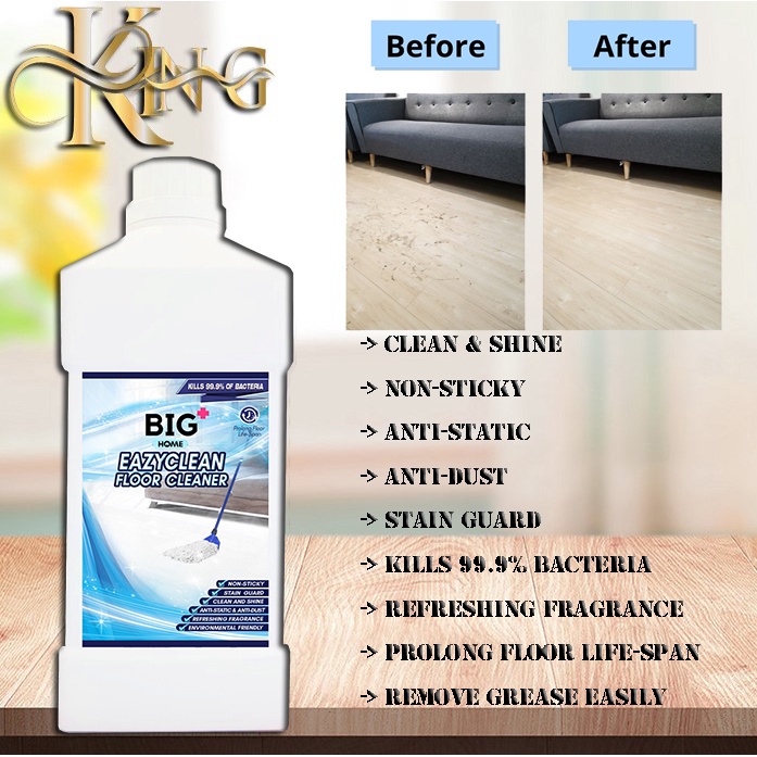 BIG EazyClean Floor Cleaner (1000ml) Sabun Pencuci Lantai Mop Mosaic Vinyl Flooring Tile Kitchen