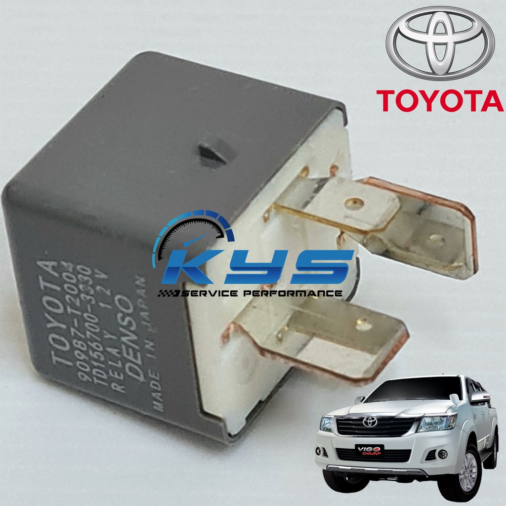 DENSO Genuine HEAD LAMP POWER RELAY (4 PINS) TOYOTA HILUX VIGO,AVANZA,VIOS,ALTIS,CAMRY
