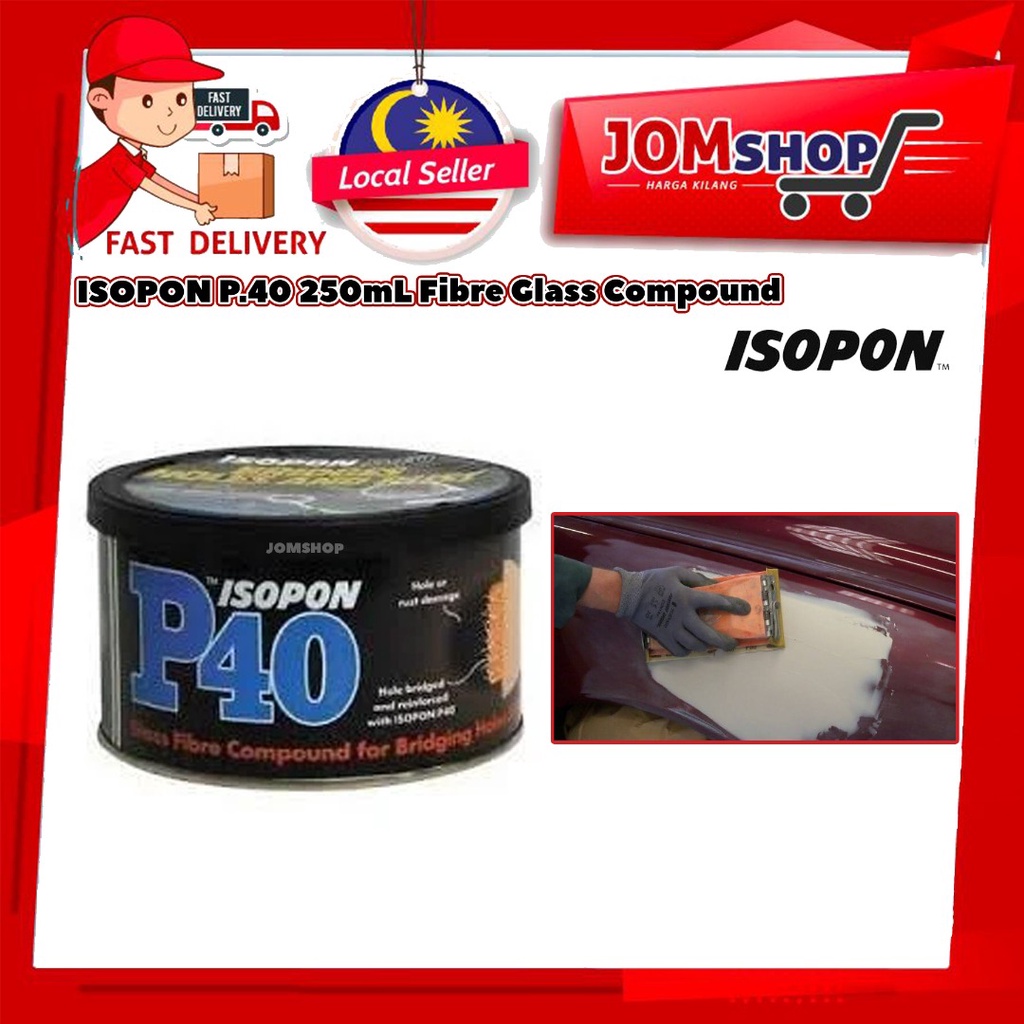 ISOPON P40 Fibre Glass Compound/ ISOPON P40/ Hole Repair Kit/ Bridge Holes Paste Fibre/ Car Body Filler/ Filler