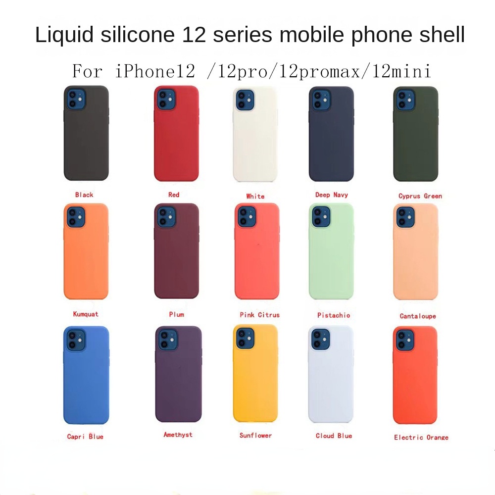 MILU Liquid Silicone Case For Iphone 12 Pro Max Support Magsafe Animation For Iphone 12 Series 