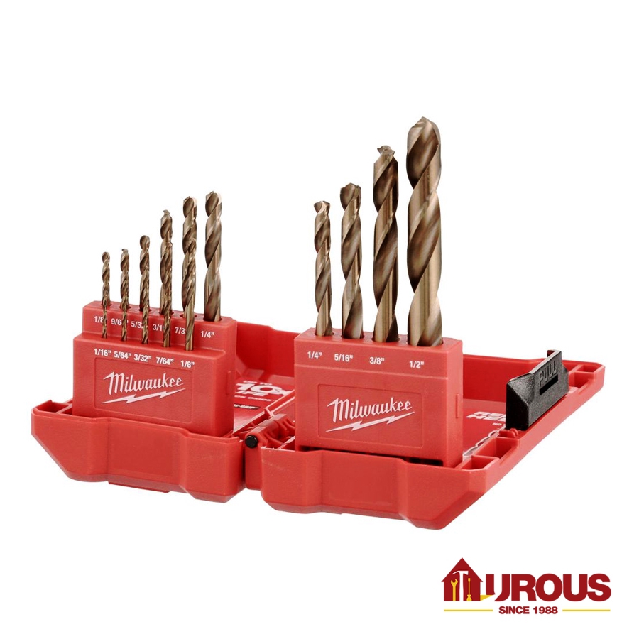 Milwaukee 15 Pc Cobalt Red Helix Drill Bit Set 48892331 | Shopee Malaysia