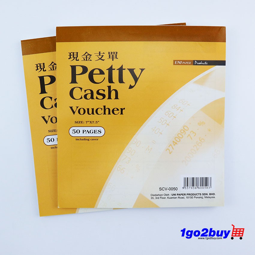 Uni Paper Petty Cash Voucher / Baucar Tunai Runcit 50's ...