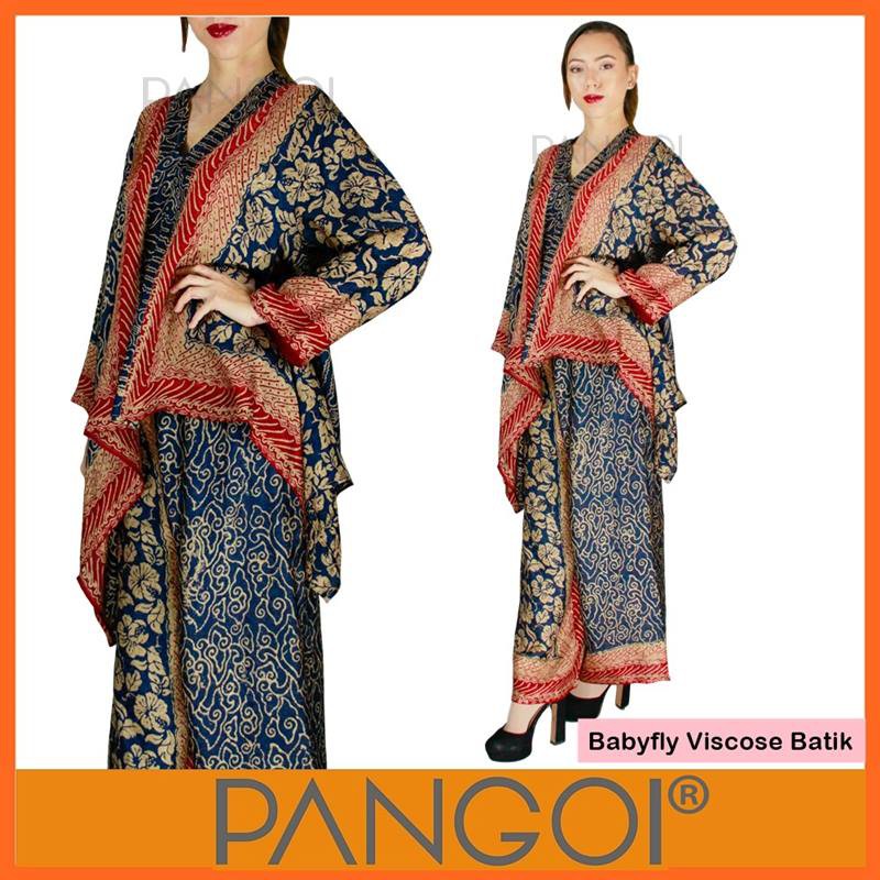 PANGOI Babyfly Viscose  Batik  Baju  Muslimah Modern 