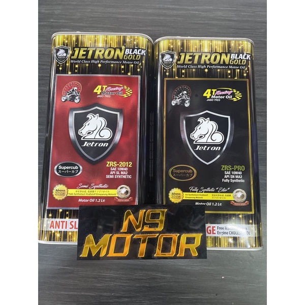 Jetron 4T Motor Engine oil jetron Oil Semi dan fully Khas untuk RS150