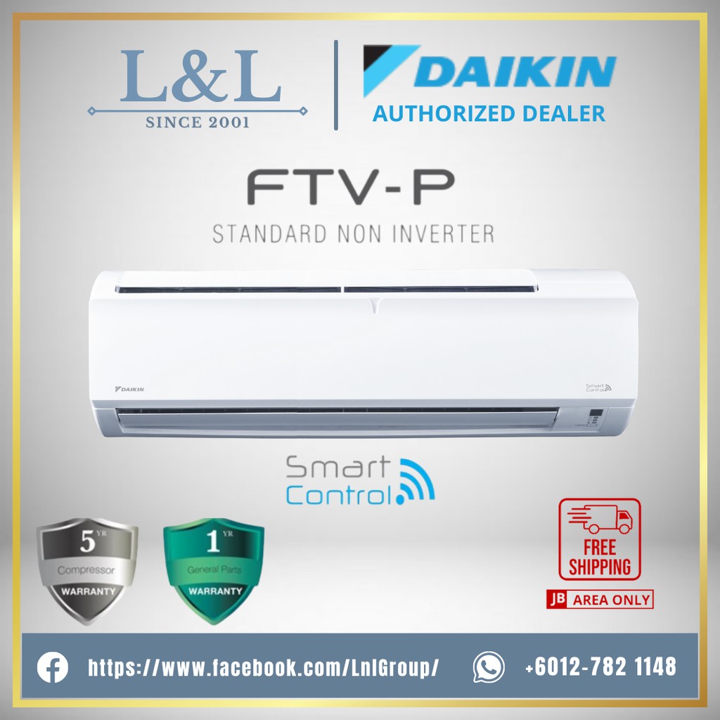 Daikin Ftv P Series R Standard Non Inverter Air Conditioner Hp
