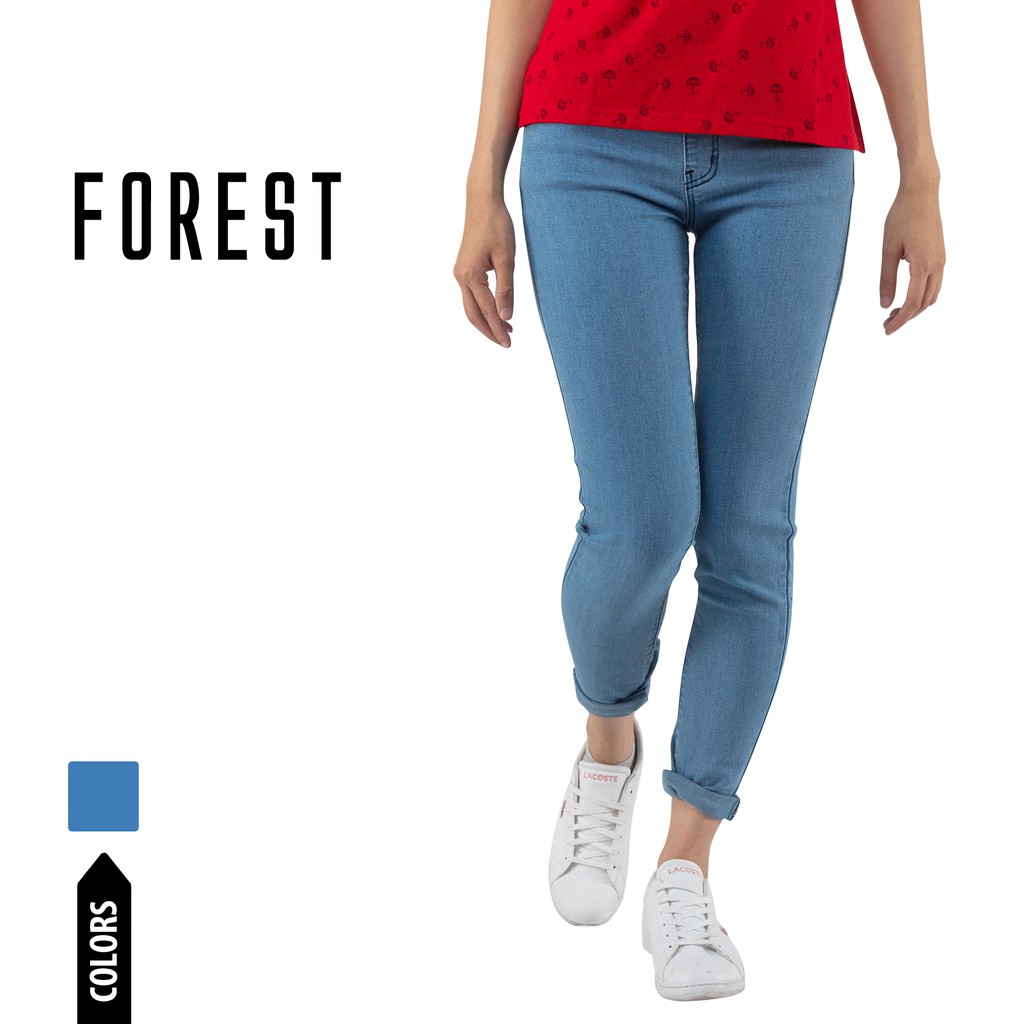ladies jeans sky blue colour