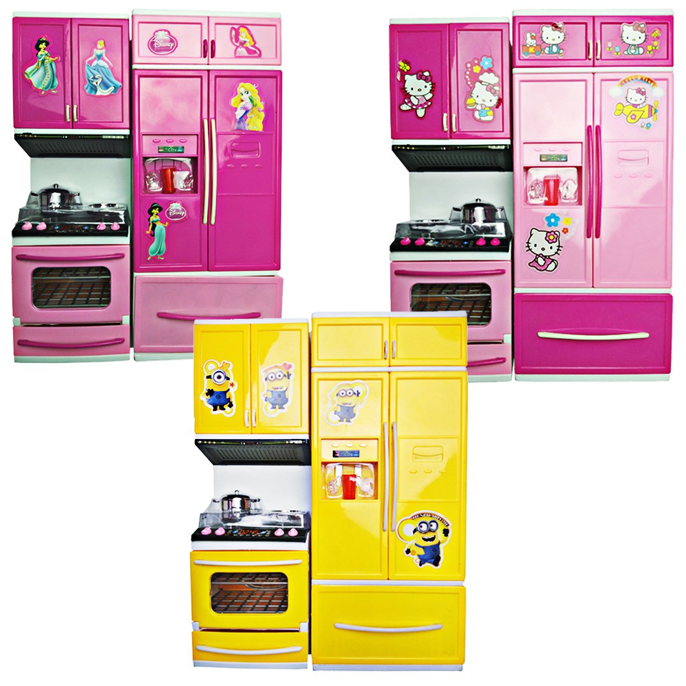 Set Dapur  mainan  kanak kanak Kitchen Playset with Light 