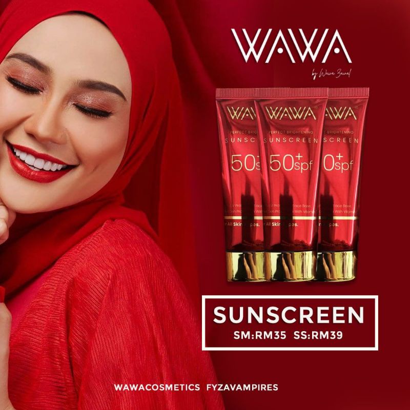 Wawa Sunscreen Original Hq Ready Stock Shopee Malaysia