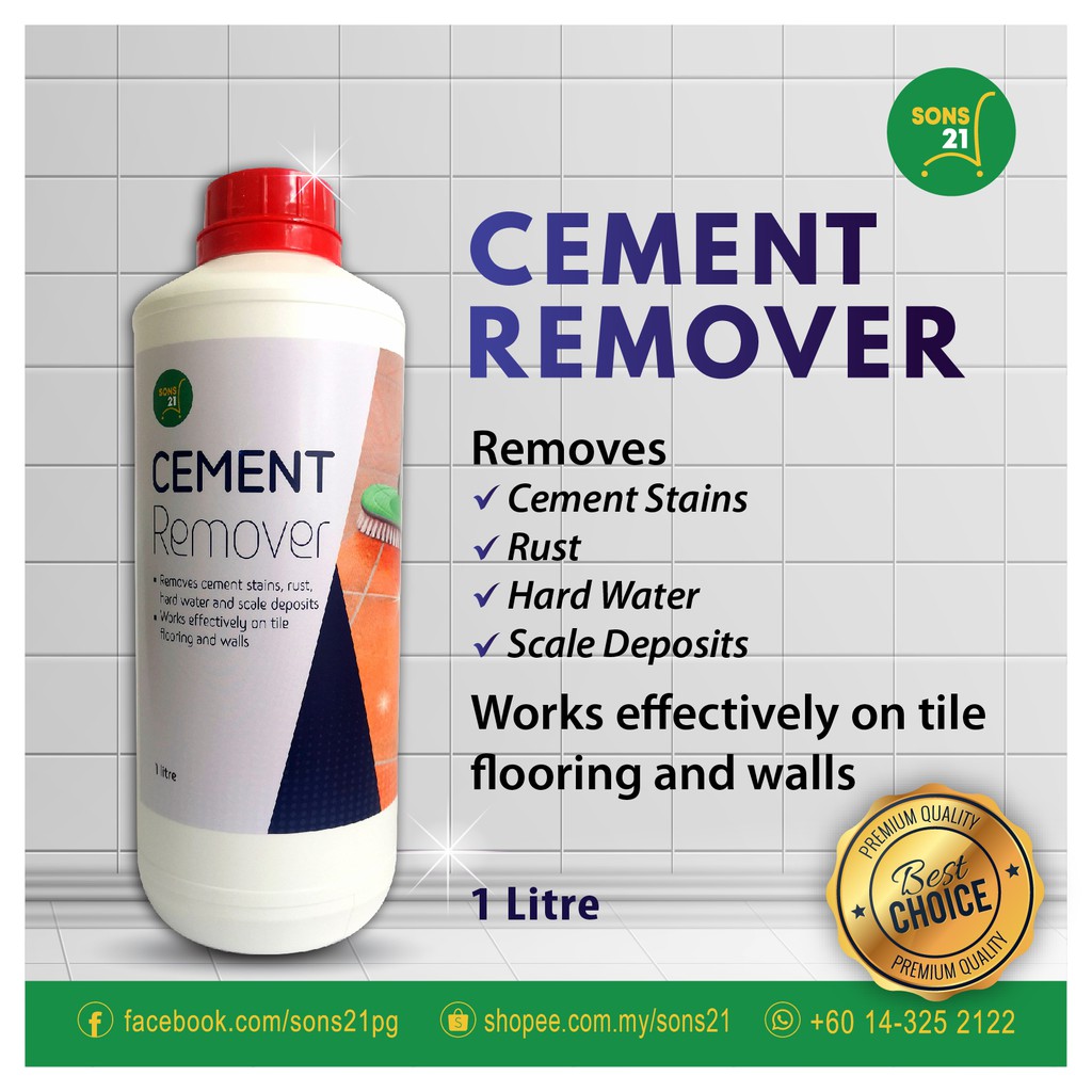 Cement Remover Floor Tiles cleaner to removes cement stains hard water