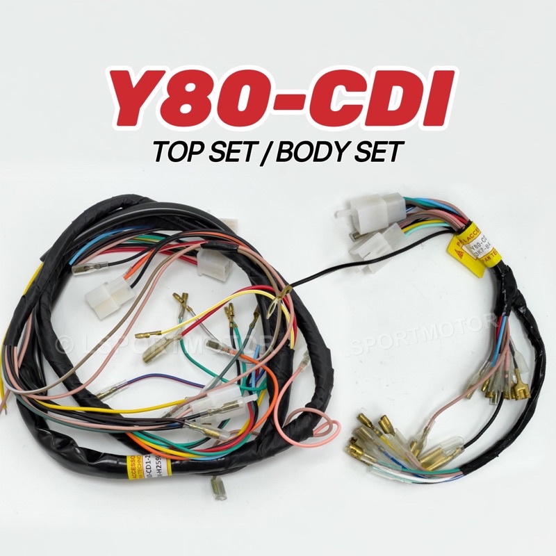 WIRING YAMAHA Y80 CDI BODY SET TOP SET Y80CDI CDI Shopee Malaysia