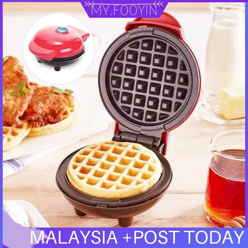 READY STOCK MYFOOYIN Electric Waffles Maker Bubble Egg Cake Oven Breakfast Waffle Machine Cake Pan Machine Mini Waffle