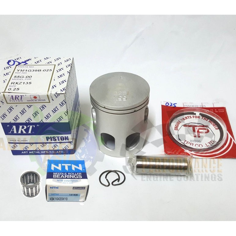 PISTON ORI ART JAPAN YAMAHA RXZ SAIZ 56 MM 59 MM Shopee Malaysia