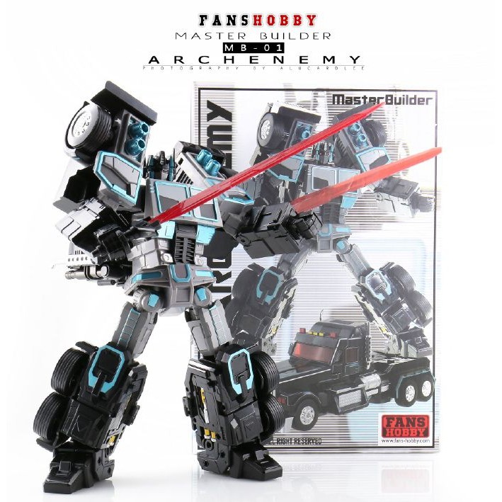 Fanshobby Mb 01 Archenemy Optimus Prime Black Colour Nemesis Prime 24cm Of Height Die Cast Materials Shopee Malaysia