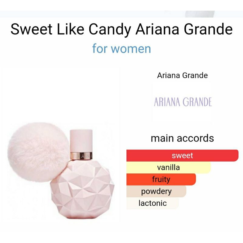 Ariana Grande Sweet Like Candy 100ml Edp Original Shopee Malaysia