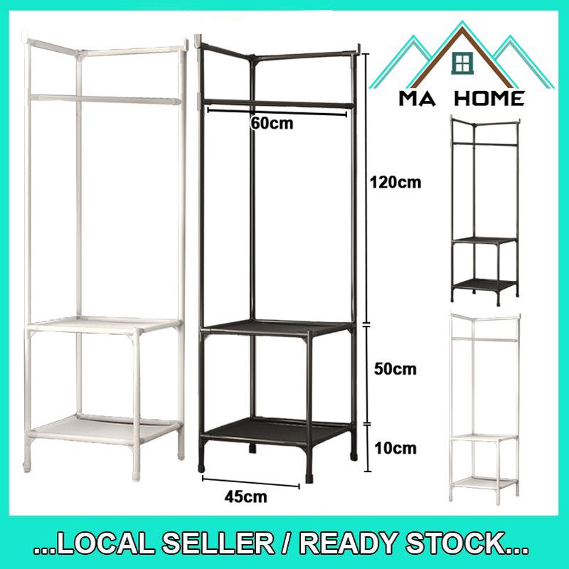 MA Home Corner Storage Rack Drying Rack Bedroom Coat Rack Corner