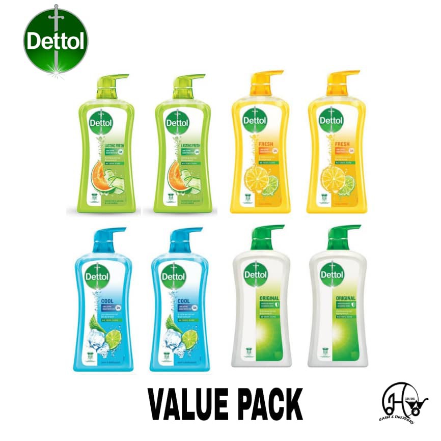 Dettol Shower Gel 2x950g (Value Pack) Shopee Malaysia