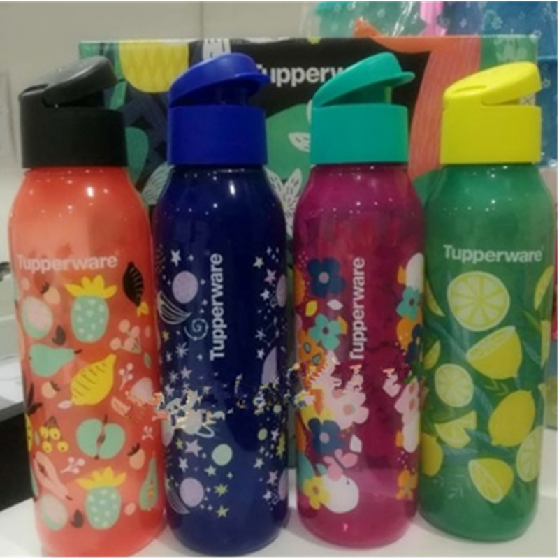 Tupperware Artz Series Eco Bottle (4) / Fancy Eco Bottle (4) 750ml *Free Gift box