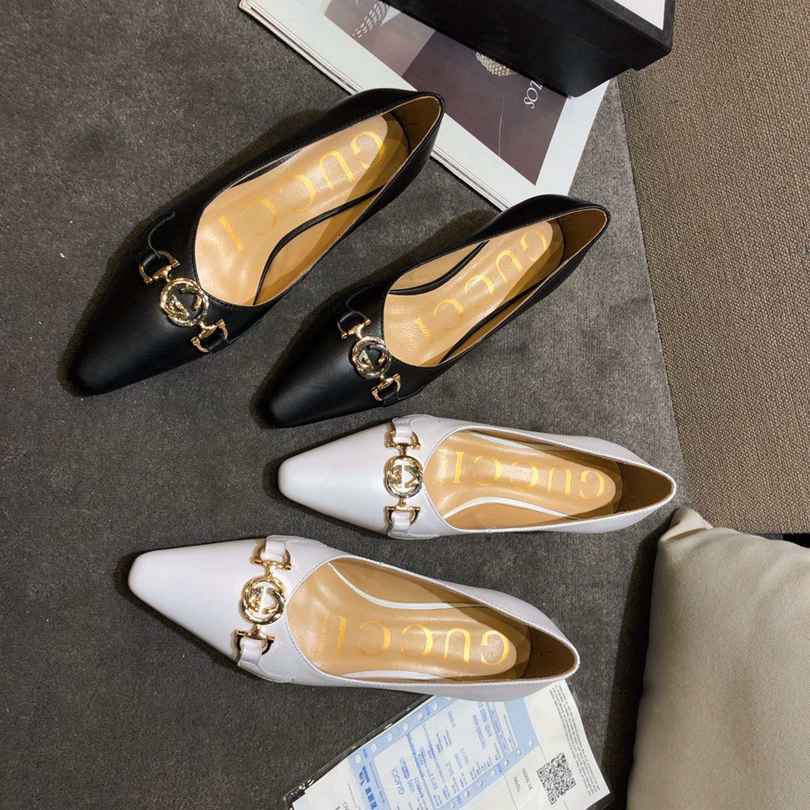 New Gucci ladies shoes fashion casual flat shoes