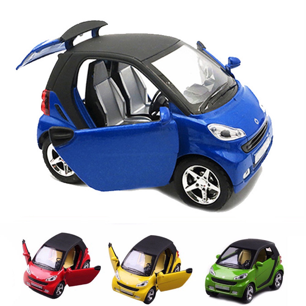 1 24 Scale Alloy Smart Car Model Kids Toy Vehicle Diecast With Music Light Shopee Malaysia