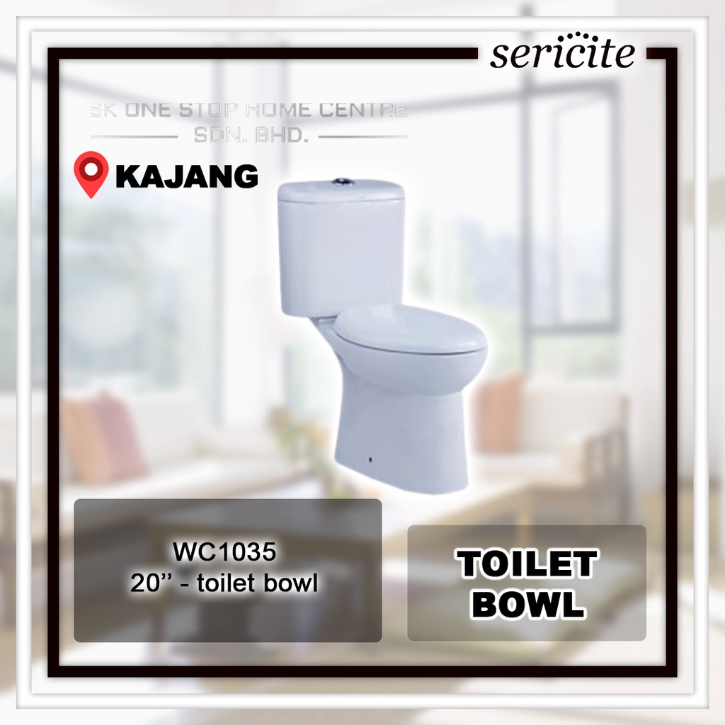 SERICITE WC 1035 / LC 5028 Arene WC Suite Close Couple Wash Down