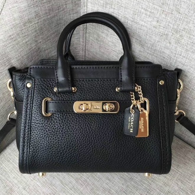 36235 Coach Pebble Leather Mini Swagger 20 Crossbody 36235 Shoulder Bag |  Shopee Malaysia