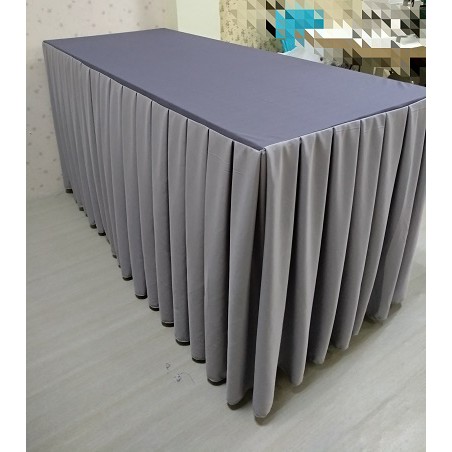 Skirting meja banquet 2 warna 4x2 JC Shopee Malaysia