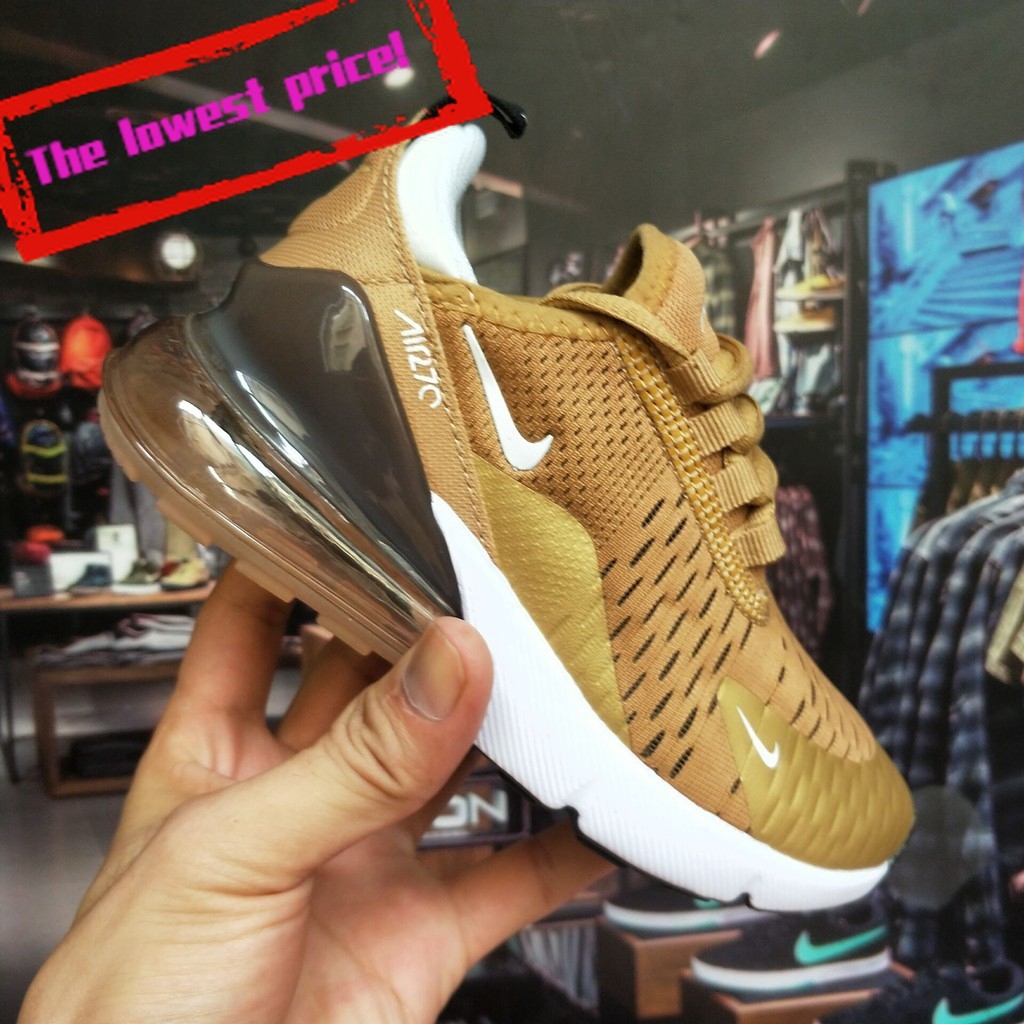 nike air max 270 flyknit gold