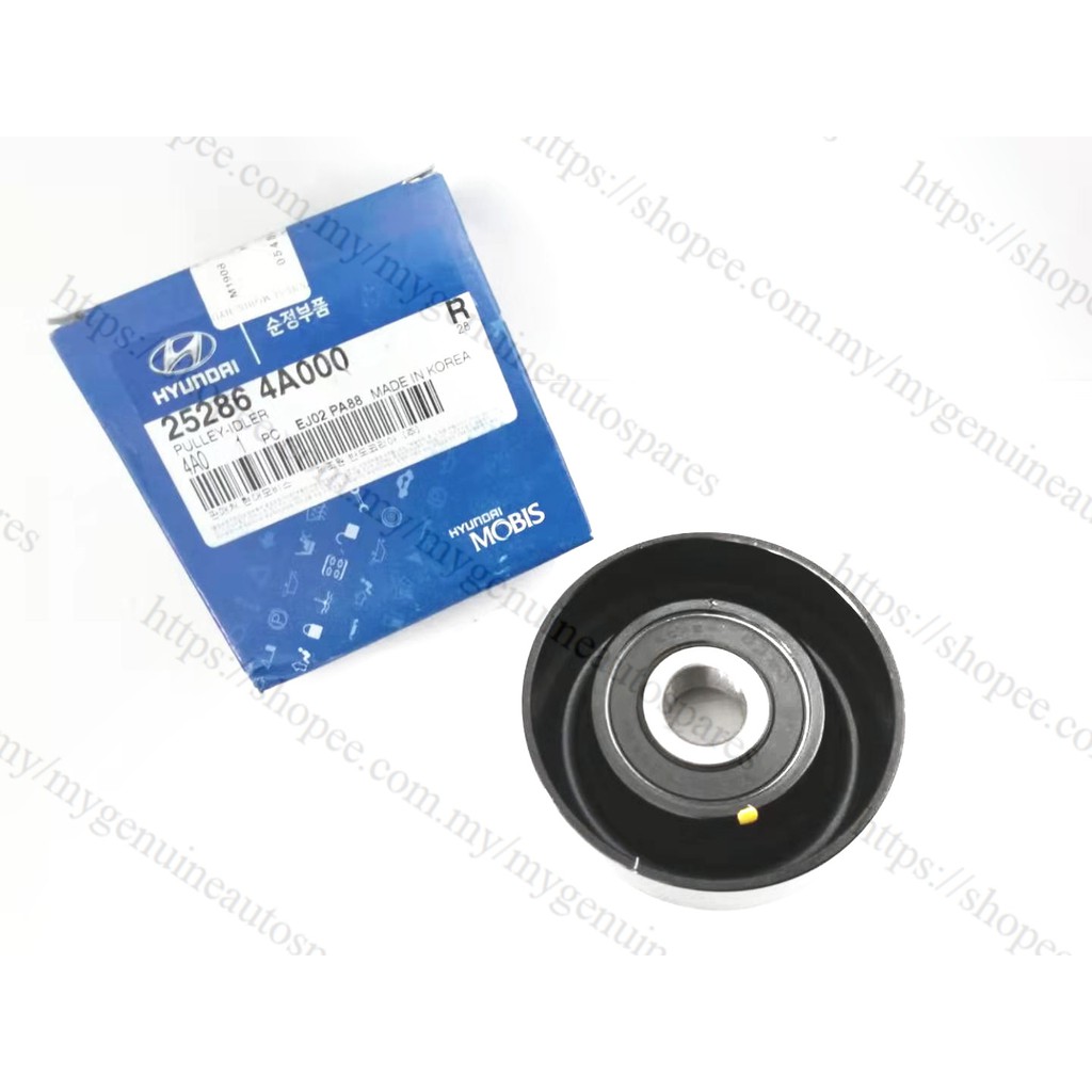 252864A000, 252864A010, 252864A030 FAN BELT IDLER PULLEY (HYUNDAI STAREX, KIA SORENTO