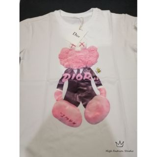 dior kaws t shirt white