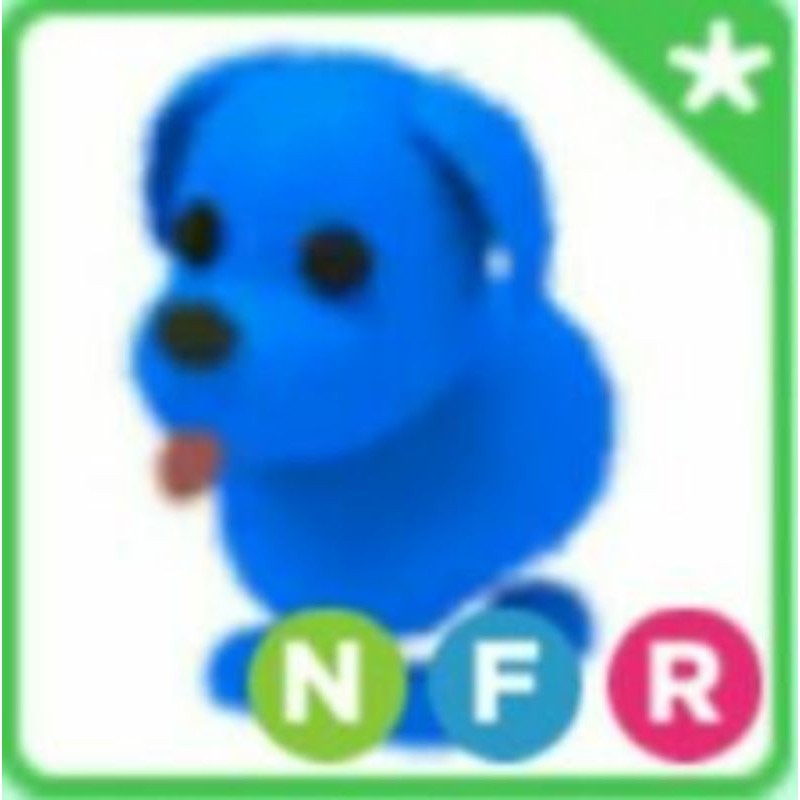 Adopt Me Blue Dog Neon Fly Ride(NFR) | Shopee Malaysia