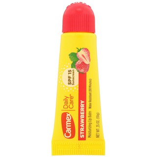 Carmex Lip Balm, Moisturizing/Medicated, Strawberry/Classic/Cherry SPF15