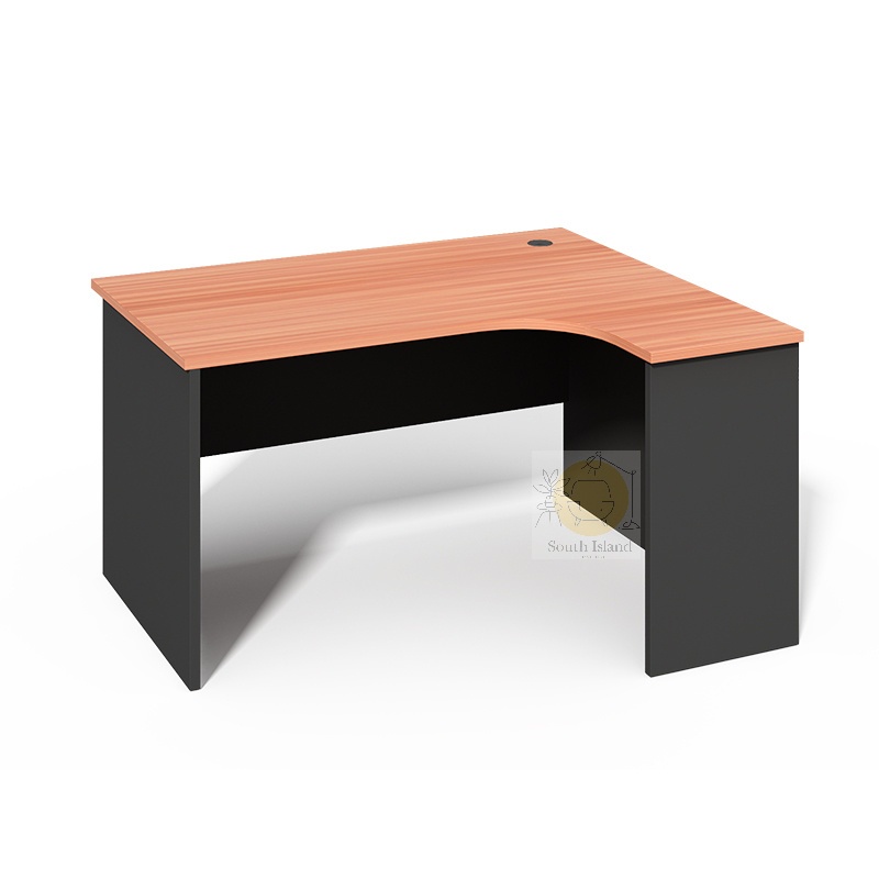 L Shape Writing Table Chipboard Leg L Shape Desk Study Table Meja