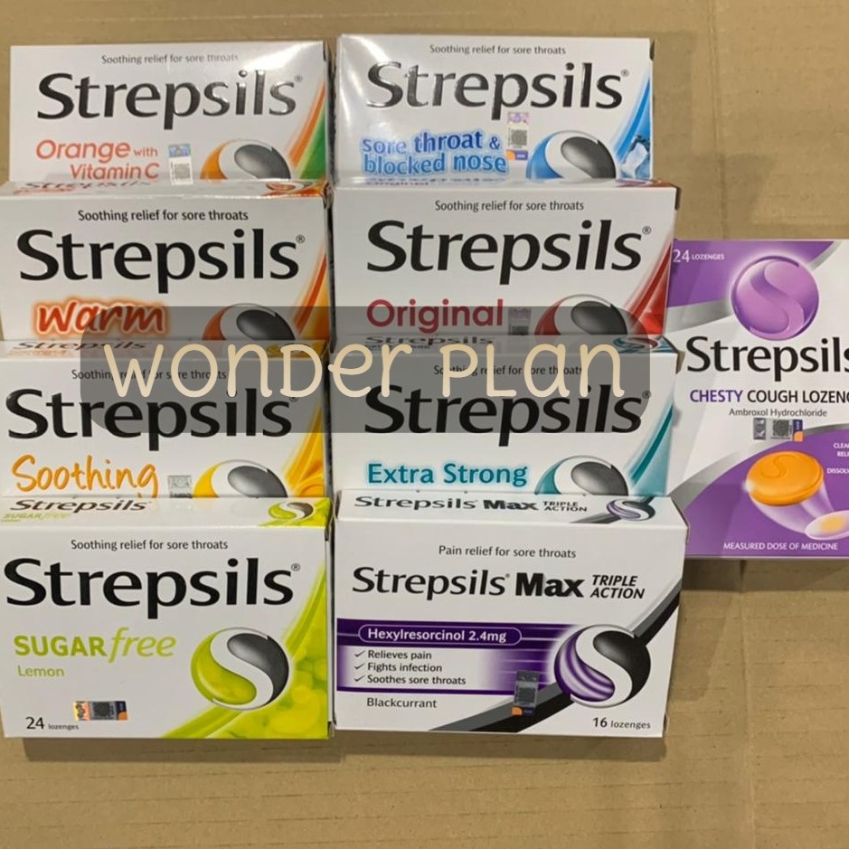 Strepsils Lozenges 24s (Original/Soothing /Vitamin C/Sore Throat