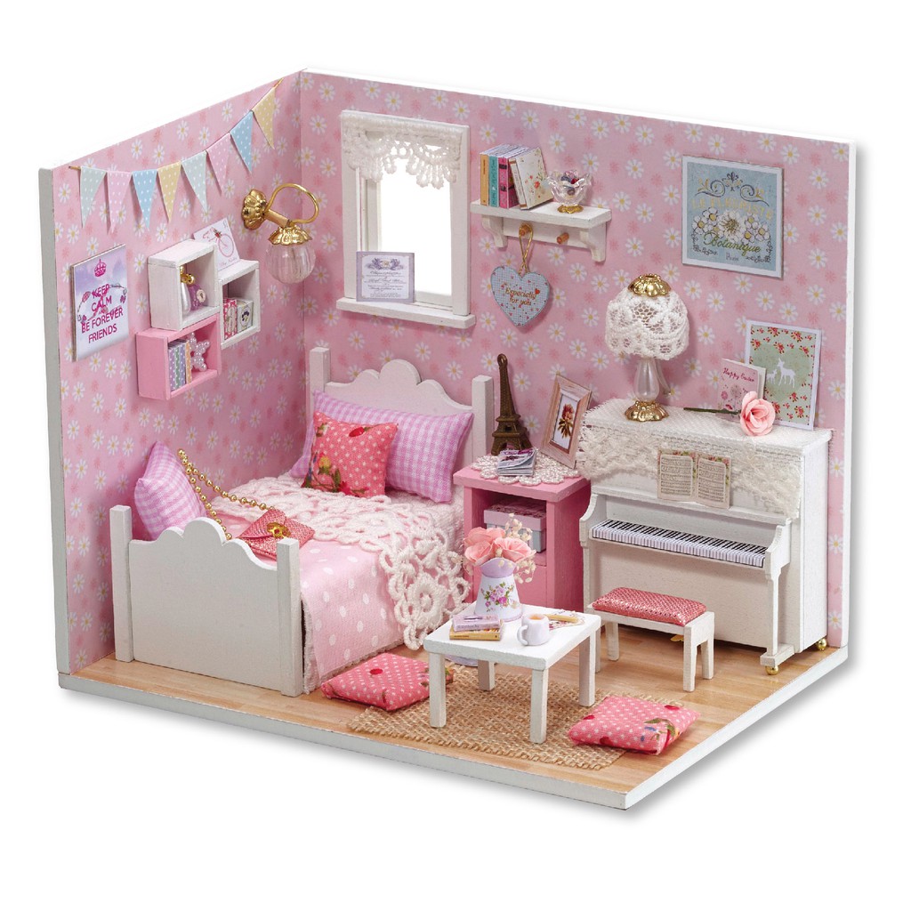 diy miniature magical unicorn dollhouse room