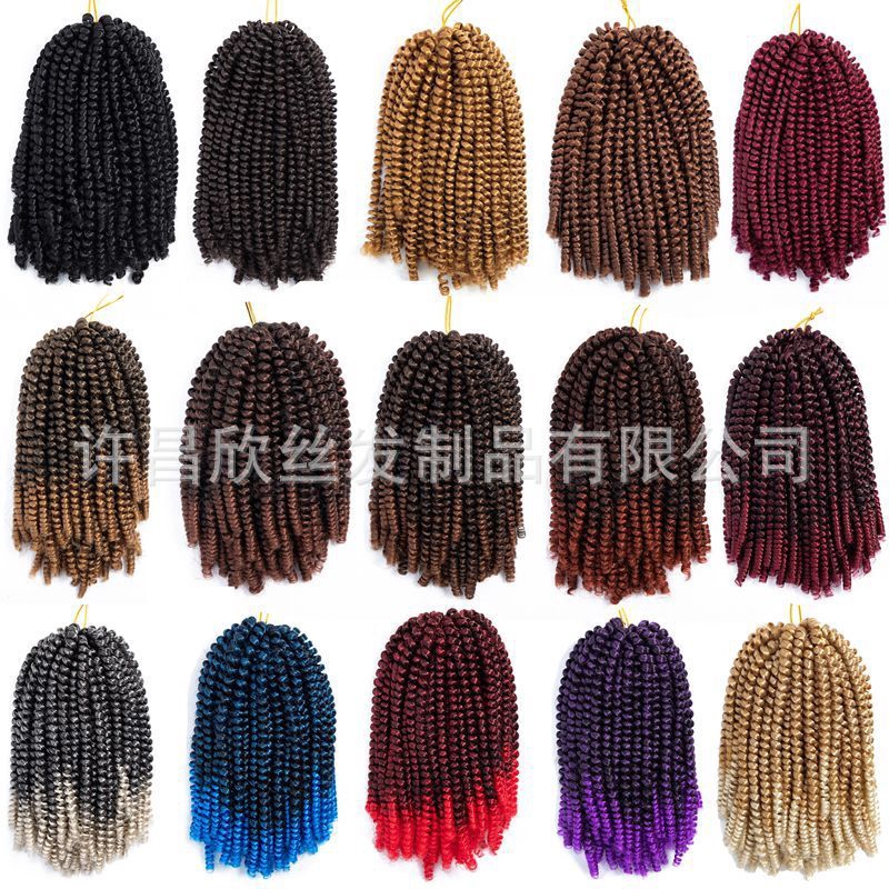 18 26inch Soft Dreadlocks Crochet Braids Jumbo Dread Hairstyle Ombre Synthetic Spring Twist Braiding Hair Shopee Malaysia